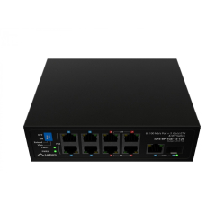 Switch LANBERG Light ILFE-8P-1GE-1S-120 Light Industrial POE 4XBT 4XAT SFP+ ETH DIN FAST Ethernet 