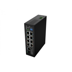 Switch LANBERG Light ILFE-8P-1GE-1S-120 Light Industrial POE 4XBT 4XAT SFP+ ETH DIN FAST Ethernet 