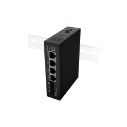 Switch LANBERG ILGE-4P-2S-90 Light Industrial POE 1XBT 3XAT 2XSFP DIN Gigabit Ethernet 