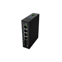 Switch LANBERG ILGE-4P-2S-90 Light Industrial POE 1XBT 3XAT 2XSFP DIN Gigabit Ethernet 