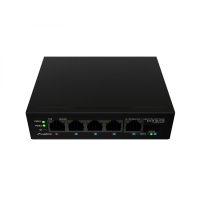 Switch LANBERG Light ILFE-4P-1GE-1S-90 Light Industrial POE 1XBT 3AXT SFP + ETH DIN FAST Ethernet 