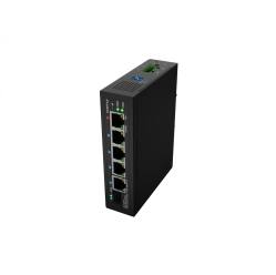 Switch LANBERG Light ILFE-4P-1GE-1S-90 Light Industrial POE 1XBT 3AXT SFP + ETH DIN FAST Ethernet 
