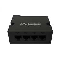 Switch LANBERG Din-Ge4-Bt-90w 1xIn 3xOut 1GB PoE Extender Gigabit Ethernet Din Rail Bt 90W