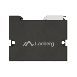 Switch LANBERG Din-Fe4-At-30W 1xIn 3xOut 100MB PoE Extender Fast Ethernet Din Rail at 30W