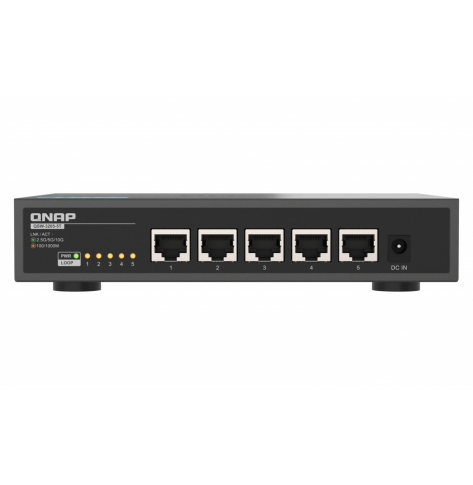 Switch QNAP 5 ports 10GbE RJ45, niezarządzalny QSW-3205-5T