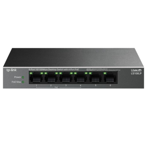 Switch TP-LINK LS106LP 6xFE PoE