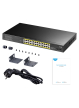 Przełącznik GS1028PS2 24xGE PoE+ 300W 2xSFP 
