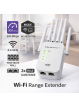 Wzmacniacz sygnału Qoltec 57067 WiFi Repeater 300Mb/s 6 anten RJ45 biały