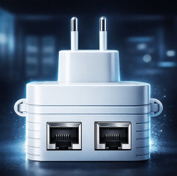 Wzmacniacz sygnału Qoltec 57067 WiFi Repeater 300Mb/s 6 anten RJ45 biały