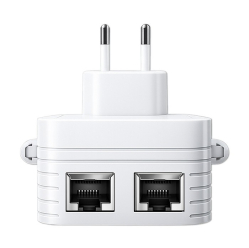 Wzmacniacz sygnału Qoltec 57067 WiFi Repeater 300Mb/s 6 anten RJ45 biały