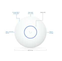 Punkt dostępu UBIQUITI U7-Lite 2,4GHz 5GHz RJ-45 biały