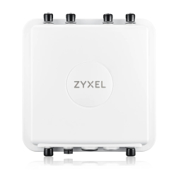 Punkt dostępowy Zyxel WAX655E-EU0101F zewnętrzny 2,4GHz 5GHz RJ-45 PoE biały