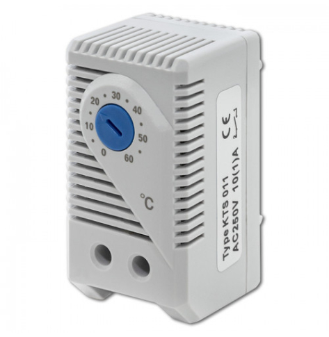 Termostat QOLTEC 54505 zamykajacy 10A DIN 35