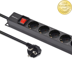 Listwa zasilajaca  QOLTEC 54605 PDU 16A 16 x SCHUKO Pionowa 1.8m