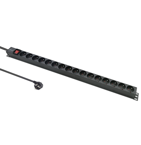Listwa zasilajaca QOLTEC 54604 PDU 16A 16 x FRENCH Pionowa 1.8m