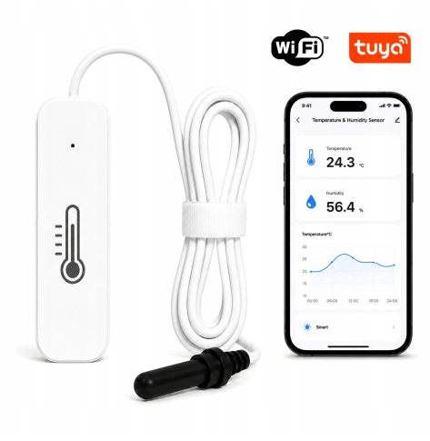 Czujnik wielofunkcyjny HUAWEI 33010680 dym temperata wilgotność – POE, Zigbee GRS-RHSI2