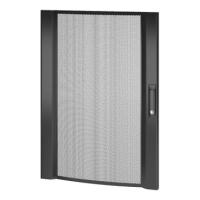 Drzwi APC NetShelter SX 18U 600mm Wide Perforated Curved Door Black