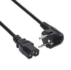 Kabel AKYGA zasilajacy serwerowy AK-UP-08 CU CEE 7/7 / IEC C15 1.8m