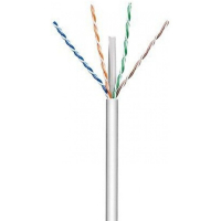 Kabel TECHLY skrętka Cat6a U/UTP drut miedź 305m szara