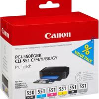 Tusz CANON PGI-550XL/CLI-551 BCMYB MULTI Ink Cartridge