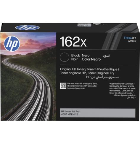 Toner HP W1620X High Yield Black Original LaserJet Toner Cartridge