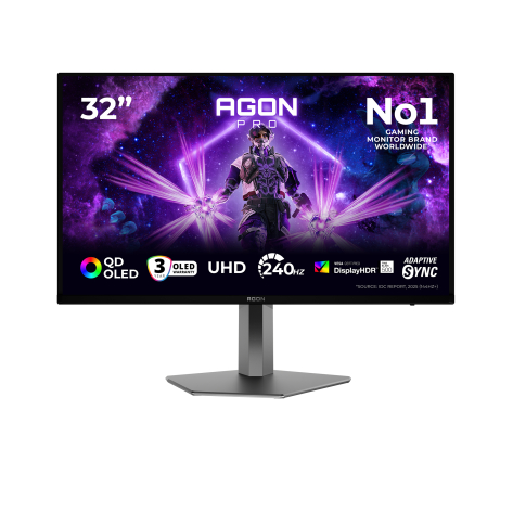 Monitor AOC AGON PRO AG326UZD2 31.5 4K QD-OLED 240Hz