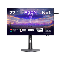 AOC AGON PRO AGP277QKDC 26.5 QHD W-OLED HDMI DisplayPort USB-C