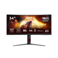 Monitor AOC CU34G4CA 34 WQHD Fast VA 180Hz Curved USB-C 90W