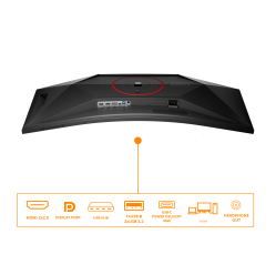 Monitor AOC CU34G4CA 34 WQHD Fast VA 180Hz Curved USB-C 90W