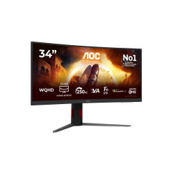 Monitor AOC Gaming CU34G4ZCA 34 UWQHD Fast VA 250Hz Curved