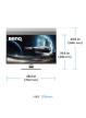 Monitor BenQ EX321UZ 31.5 4K QD-OLED 240Hz USB-C