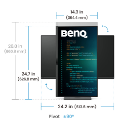 Monitor BenQ RD270Q 27 QHD IPS 144Hz USB-C
