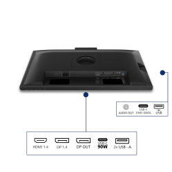 Monitor Philips 24B2N3200J 23.8 Full HD IPS 120Hz USB-C Dock
