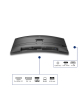 Monitor Philips 34B2U5900C 34 UltraWide Curved VA USB-C RJ45