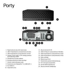 Komputer HP EliteDesk 8 SFF G2a Ryzen AI 5 PRO 435 16GB 512GB W11P
