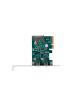 LANBERG Karta sieciowa PCI EXPRESS X1 -> 2X USB-C 3.2 GEN 2X1 led low profile