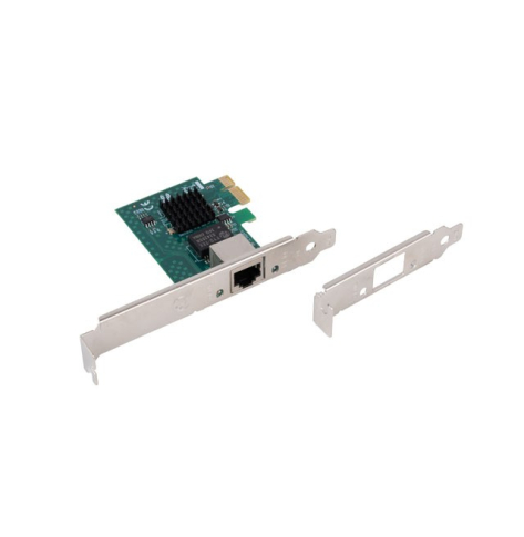 LANBERG Karta sieciowa PCI EXPRESS X1 1X RJ45 2.5GB 1ed low profile