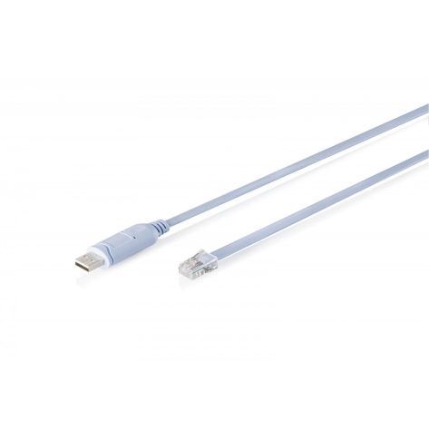 Digitus Kabel adapter do konsoli USB-A 2.0 męski do RJ45 | Chipset FTDI (FT232RNL) | jasnoniebieski | 1.8m