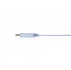 Digitus Kabel adapter do konsoli USB-A 2.0 męski do RJ45 | Chipset FTDI (FT232RNL) | jasnoniebieski | 1.8m