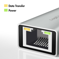 LogiLink Adapter USB-C do Gigabit Ethernet + USB 