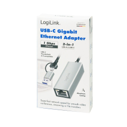LogiLink Adapter USB-C do Gigabit Ethernet + USB 