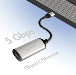 LogiLink Adapter ethernet USB-C/ M 3.2 Gen1 do RJ45 