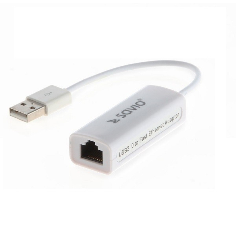 Adapter USB LAN 2.0 - Fast Ethernet (RJ45), blister, CL-24