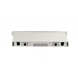 Digitus Przełącznica światłowodowa/panel krosowy z wyposażeniem 19 cali 1U, 24x SC duplex, OM3, wysuwany, Szara