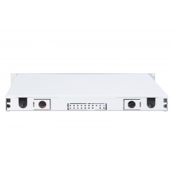 Digitus Przełącznica światłowodowa/panel krosowy z wyposażeniem 19 cali 1U, 24x LC duplex, OS2, zawiera pigtaile, adaptery, tacki, wysuwany, Szara