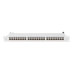 LANBERG Patchpanel 24 port 1U KAT7 EK. PPS7-1024-S Szary 
