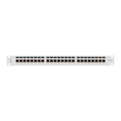 LANBERG Patchpanel 24 port 1U KAT7 EK. PPS7-1024-S Szary 
