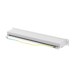 LANBERG Patchpanel 24 port 1U KAT6A EK. PPSA-1024-S Szary