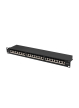LANBERG Patchpanel 24 port 1U KAT6A EK. PPSA-1024-B Czarny