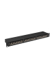 LANBERG Patchpanel 24 port 1U KAT6A EK. PPSA-1024-B Czarny